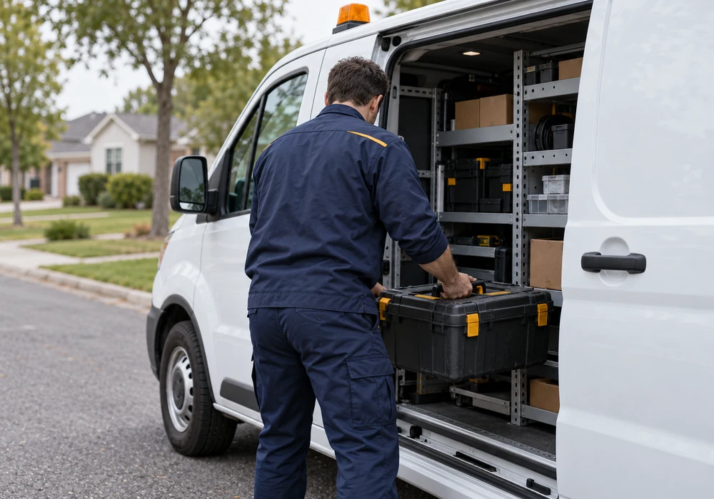 Appliance repair technician working in Flushing, NY