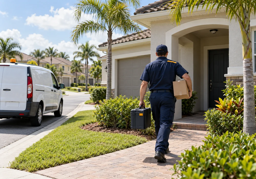 Appliance repair technician working in Orlando, FL