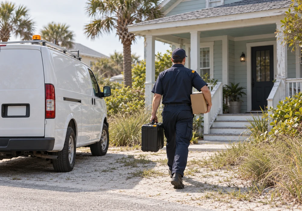Appliance repair technician working in Pensacola, FL