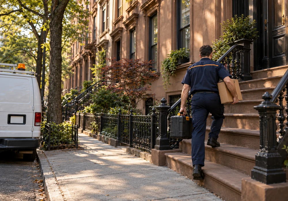 Appliance repair technician working in Brooklyn, NY