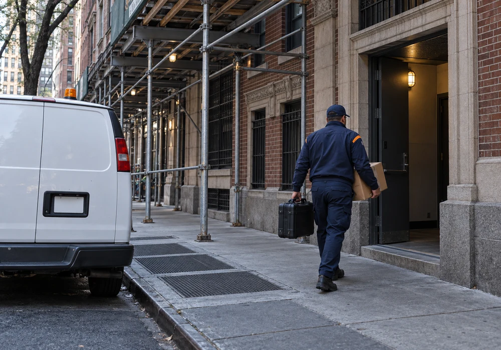 Appliance repair technician working in New York City, NY