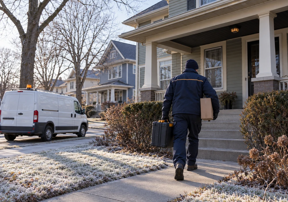 Appliance repair technician working in Rochester, NY