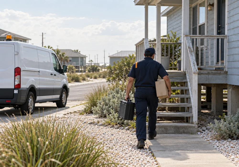 Appliance repair technician working in Corpus Christi, TX
